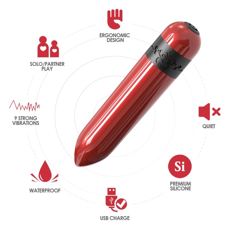 ARMONY - RAKETENVIBRATOR BULLET FERNBEDIENUNG FUCHSIA Vibrator diskret online kaufen
