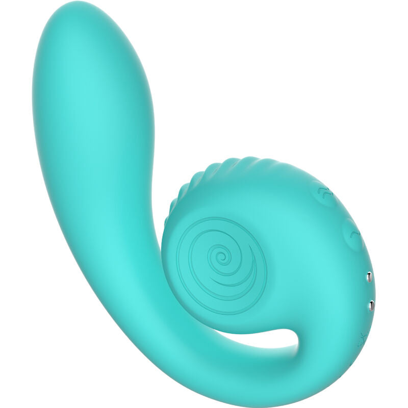 SNAIL VIBE - GIZI DUAL STIMULATOR TÜRKIS Vibrator diskret online kaufen