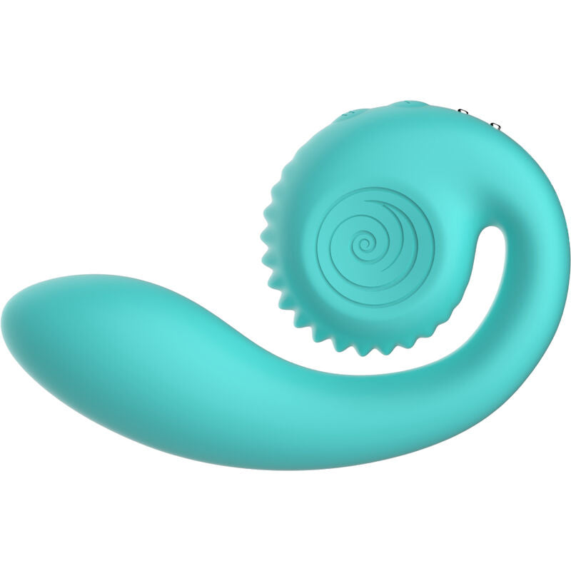 SNAIL VIBE - GIZI DUAL STIMULATOR TÜRKIS für sinnliche Momente allein oder zu zweit