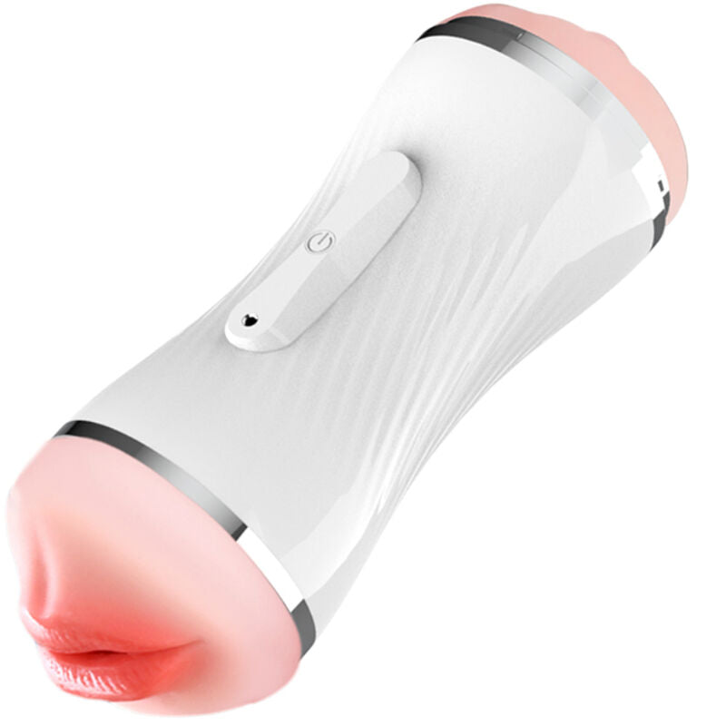 ARMONY - DOPPELTER VAGINA- UND MUNDVIBRATOR MASTURBATOR WEISS Mundmasturbator diskret online kaufen