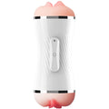 ARMONY - DOPPELTER VAGINA- UND MUNDVIBRATOR MASTURBATOR WEISS Mundmasturbator diskret online kaufen