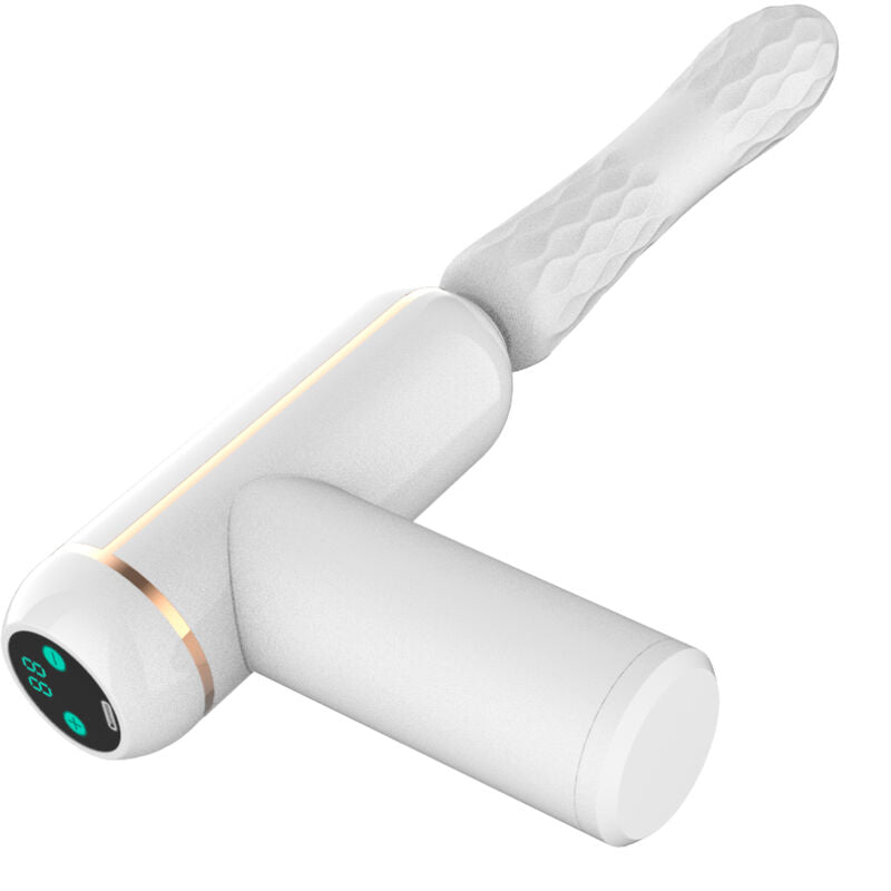ARMONY - FKING MASCHINE EINSTELLBARER & AUTOMATISCHER VIBRATOR WEISS – Vibrator Bild 4