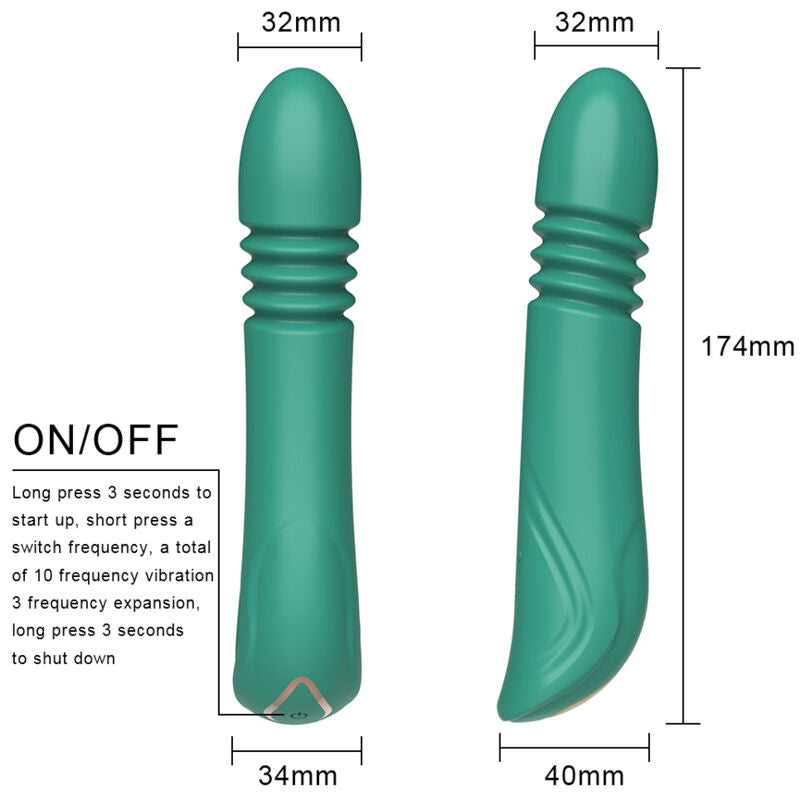 ARMONY - GRÜNER G-SPOT-VIBRATOR & STIEFEN hochwertiges Sextoy bei Secret Pulse