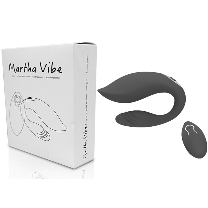 ARMONY - MARTHA VIBRATOR FÜR PAARE MIT FERNBEDIENUNG SCHWARZ Produktansicht und Details