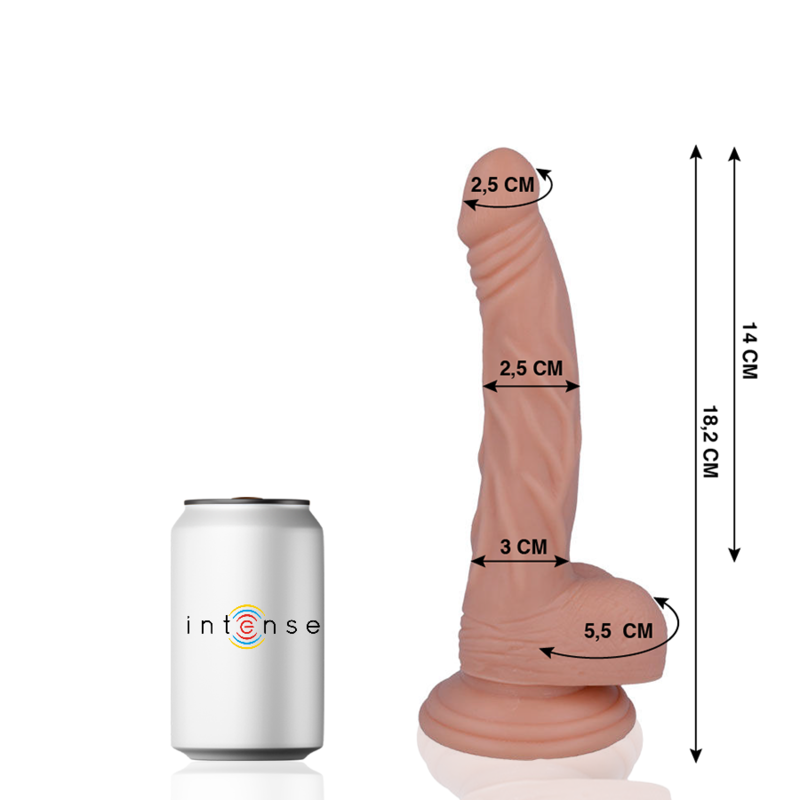 MR INTENSE - 12 REALISTIC PENIS 18.2 CM -O- 2.5 CM – Erotik-Zubehör Bild 2