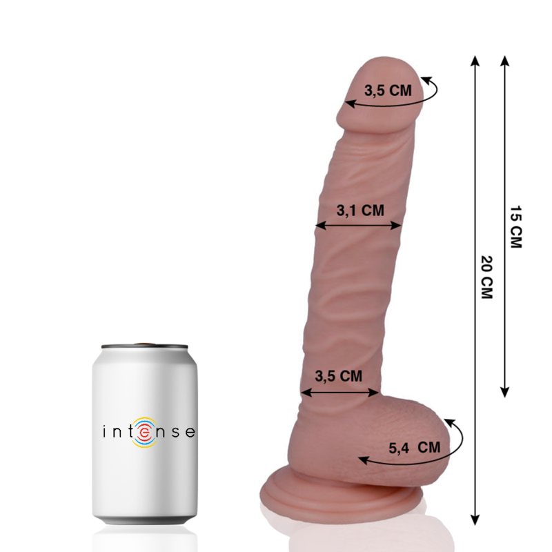 MR INTENSE - 19 REALISTIC PENIS 20 CM -O- 3.1 CM – Erotik-Zubehör Bild 2