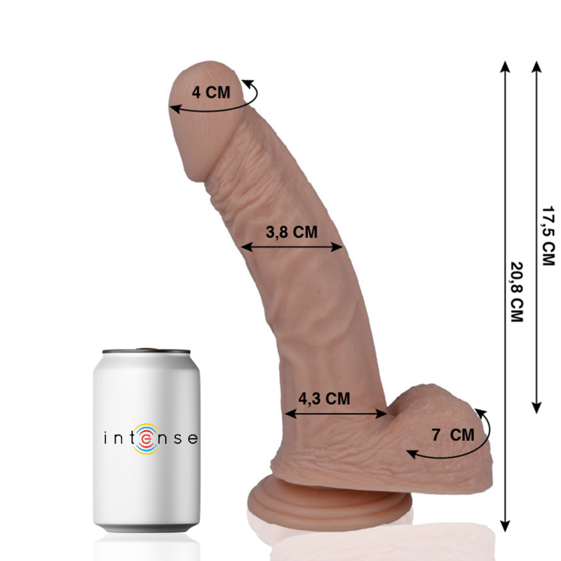 MR INTENSE - 23 REALISTISCHER PENIS 20.8 CM -O- 3.8 CM Produktansicht und Details