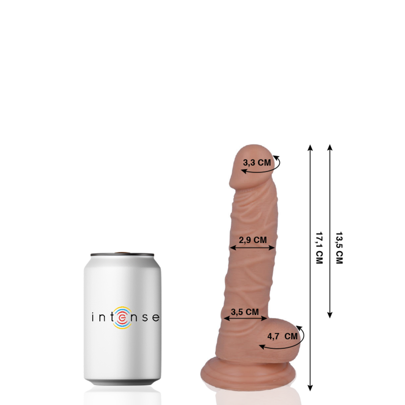 MR INTENSE - 7 REALISTISCHER PENIS 17.1 CM -O- 2.9 CM Produktansicht und Details