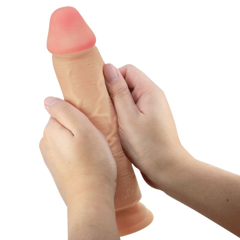 PRETTY LOVE - SLIDING SKIN SERIES REALISTISCHER DILDO MIT SLIDING SKIN SAUGNAPFLEISCH 23,4 CM realistischer Dildo diskret online kaufen
