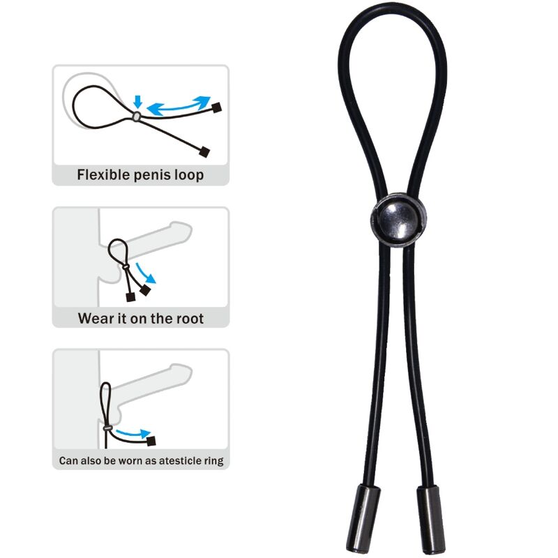 PRETTY LOVE - CORD-PENISRING UND HODEN für sinnliche und diskrete Momente