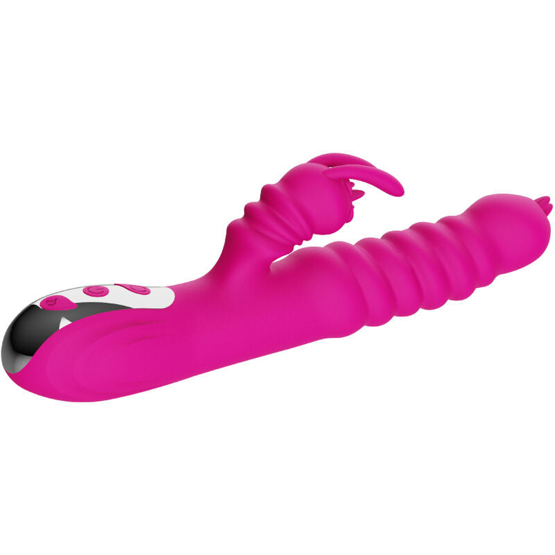 ARMONY Rabbit Doppelzunge Vibrator Fuchsia | 20 Modi & Wärme – Rabbit Vibrator Bild 6