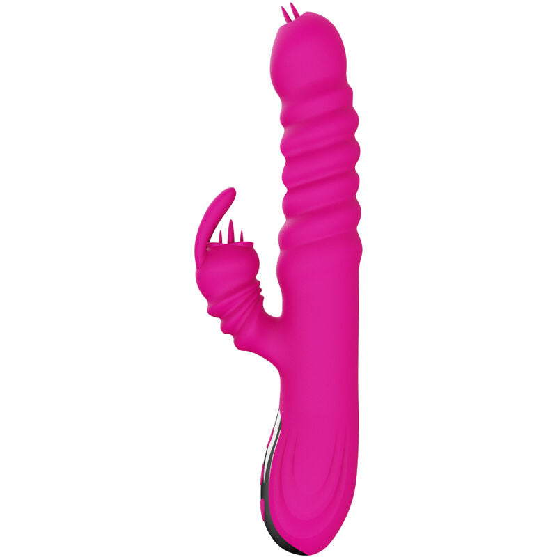 ARMONY Rabbit Doppelzunge Vibrator Fuchsia | 20 Modi & Wärme – Rabbit Vibrator Bild 7