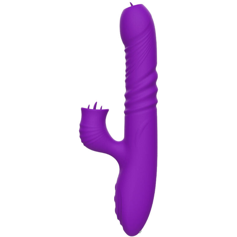ARMONY - VOLLSTNDIGER G-PUNKT-KANINCHENVIBRATOR MIT STIMULIERENDEM ZUNGENVIOLETTEN WRMEEFFEKT – G-Punkt-Vibrator Bild 8