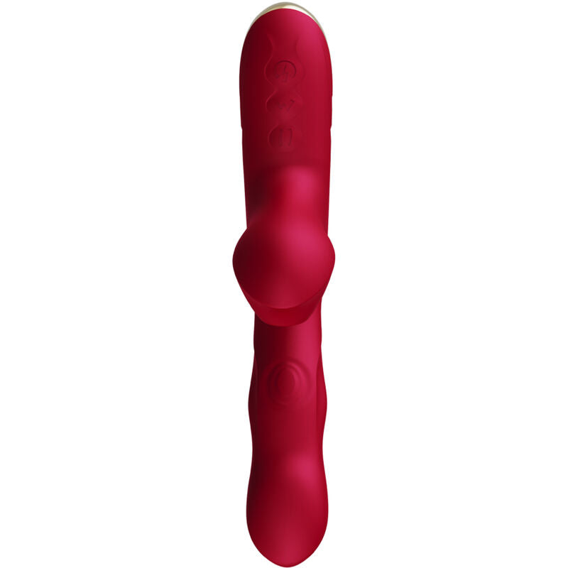 ARMONY BUMP Vibrator & Saugnapf – 15 Vibrationsmodi, Rotation & Saugfunktion, Burgunder Produktansicht und Details