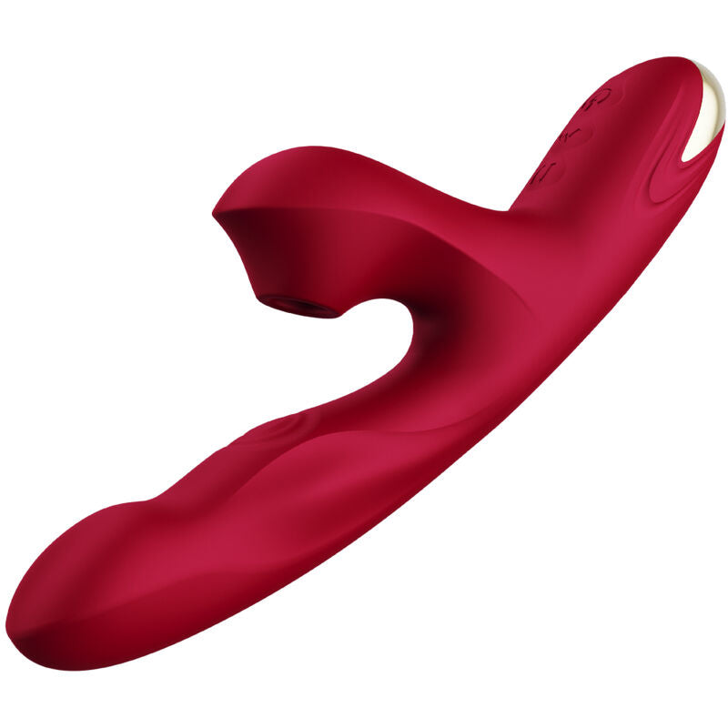 ARMONY BUMP Vibrator & Saugnapf – 15 Vibrationsmodi, Rotation & Saugfunktion, Burgunder Vibrator diskret online kaufen