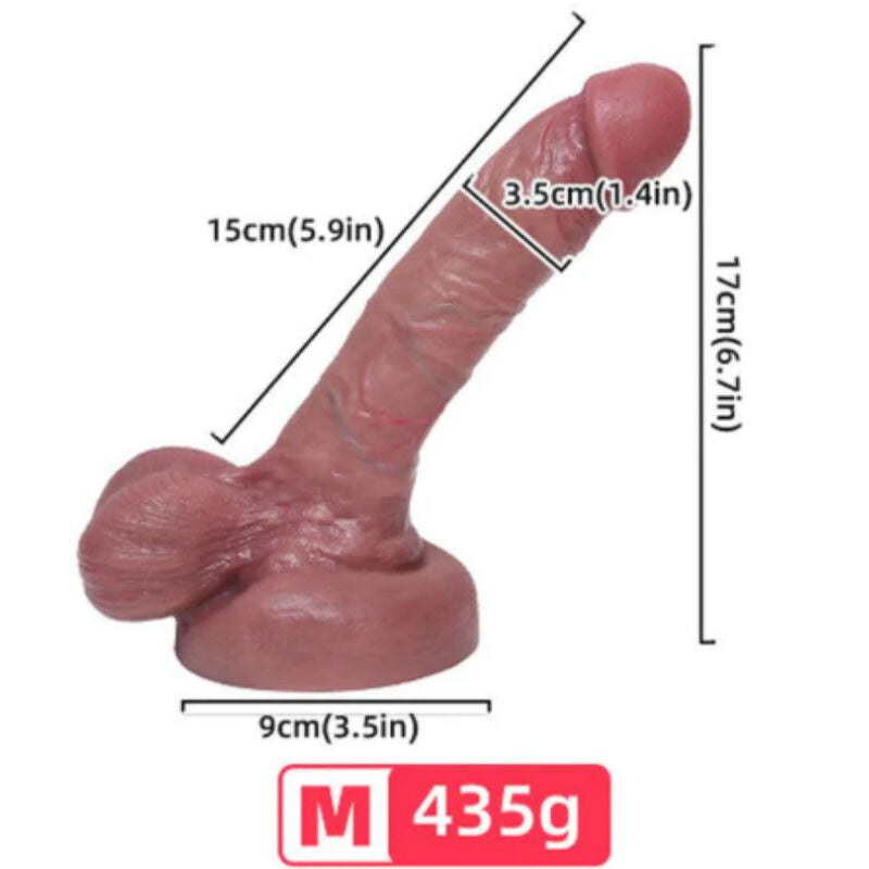 ARMONY Realistischer Flüssigsilikondildo 17 cm | Weich & Ergonomisch für sinnliche und diskrete Momente