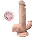 ARMONY - REALISTISCHER VIBRATOR & STOßDILDO MIT ZUNGENSTIMULATOR 19 CM realistischer Dildo diskret online kaufen