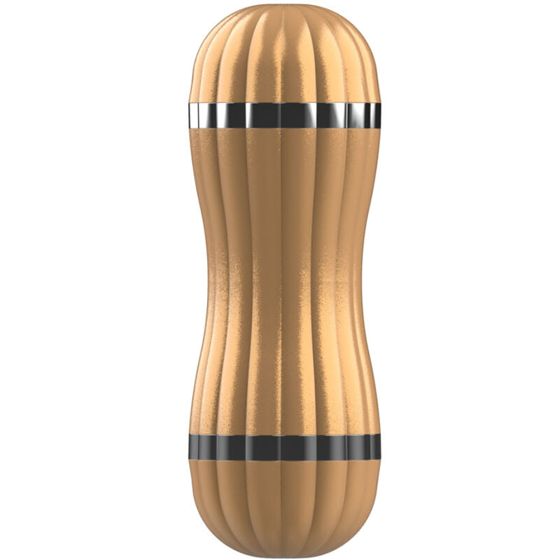 ARMONY - BEVIS DOPPEL-MASTURBATOR FÜR VAGINA & MUND OHNE VIBRATION GOLD bei Secret Pulse im Erotikshop