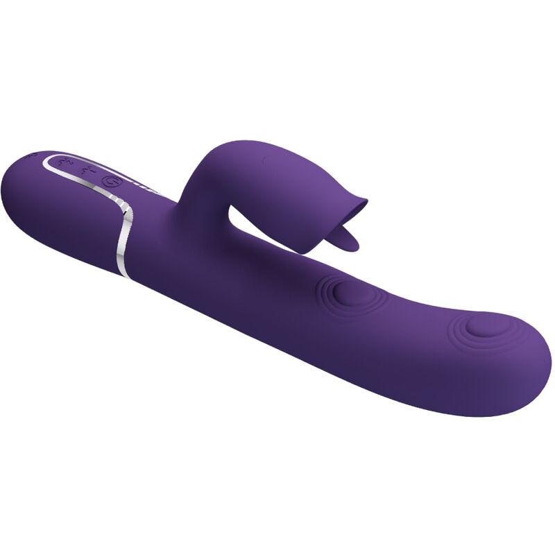 PRETTY LOVE - KANINCHENVIBRATOR MIT LILA LECKEN Vibrator diskret online kaufen