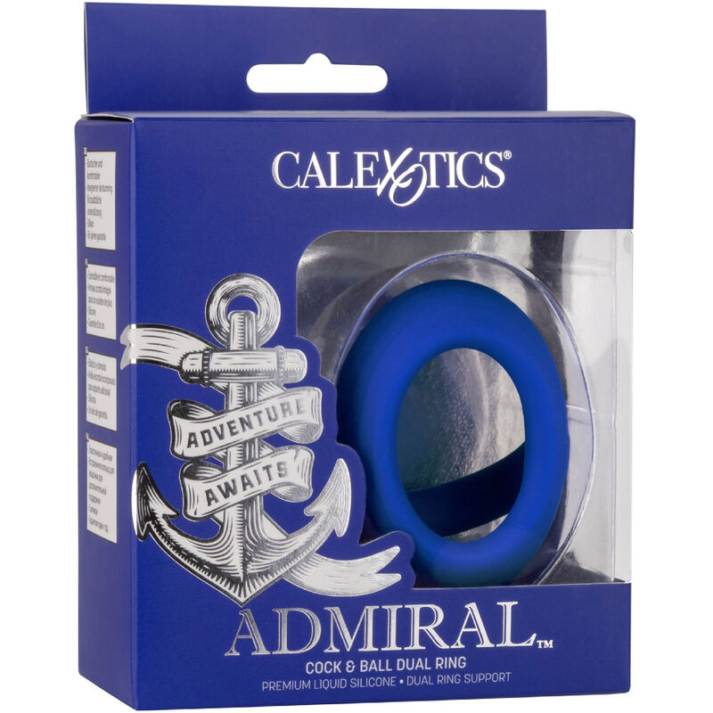 CALEXOTICS - ADMIRAL COCK BALL DUAL RING BLAU – OTICS - ADMIRAL COCK BALL DUAL RING BLAU Bild 12