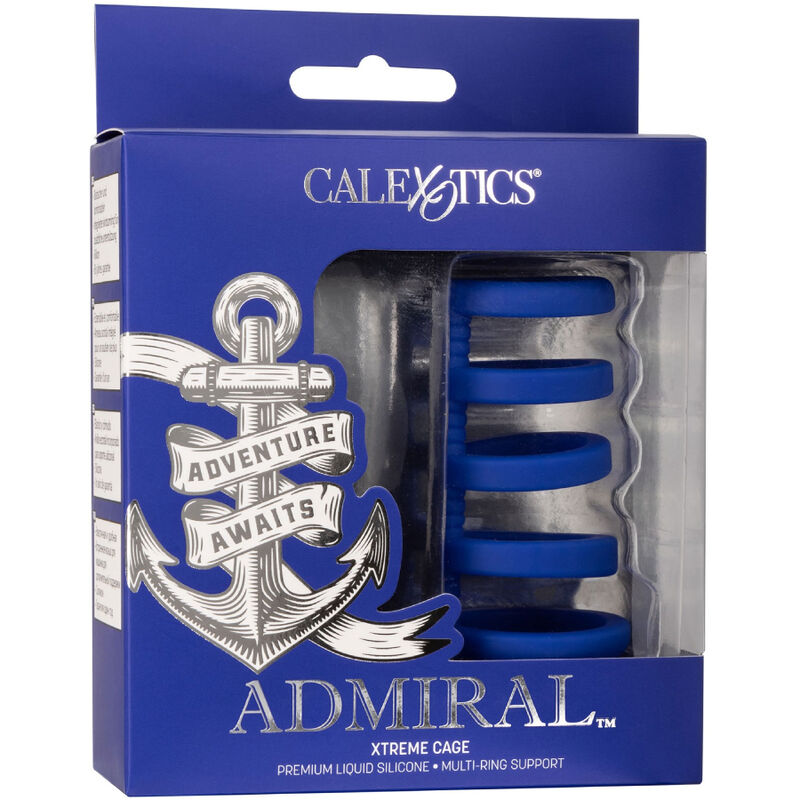 CALEXOTICS - ADMIRAL XTREME CAGE BLAU – Keuschheitskäfig Bild 11