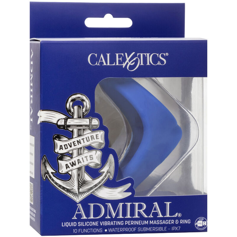 CALEXOTICS - ADMIRAL DAMMMASSAGER BLAU – Massager Vibrator Bild 12