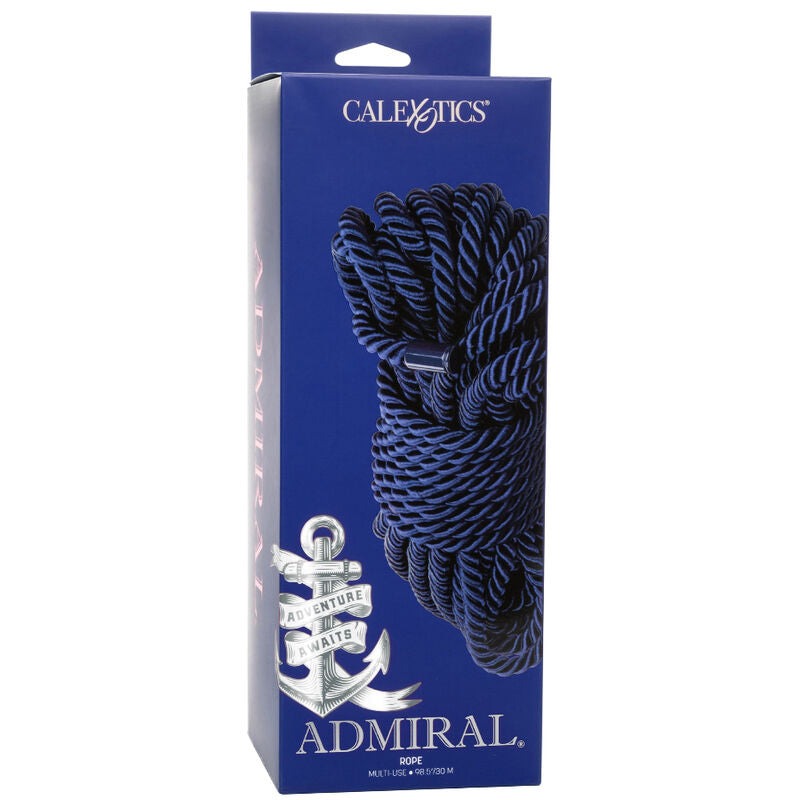 CALEXOTICS Admiral Japanisches Seil Blau 30 m – Weiches Bondage-Seil | Secet Pulse bei Secret Pulse im Erotikshop