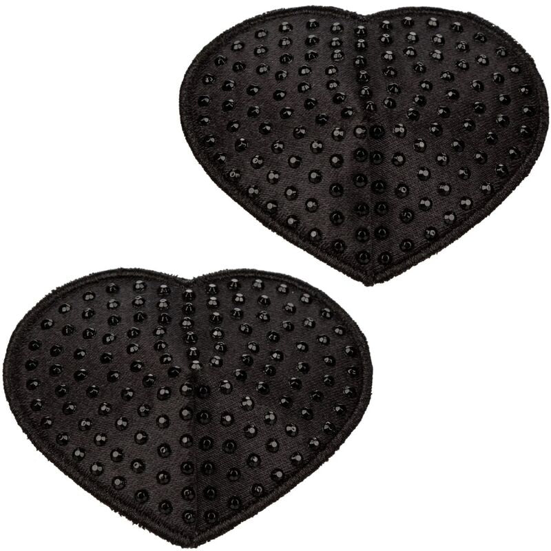 CALEXOTICS Radiance Herz Nippelabdeckungen – Selbstklebend & Wiederverwendbar – Brust-Accessoire Bild 2