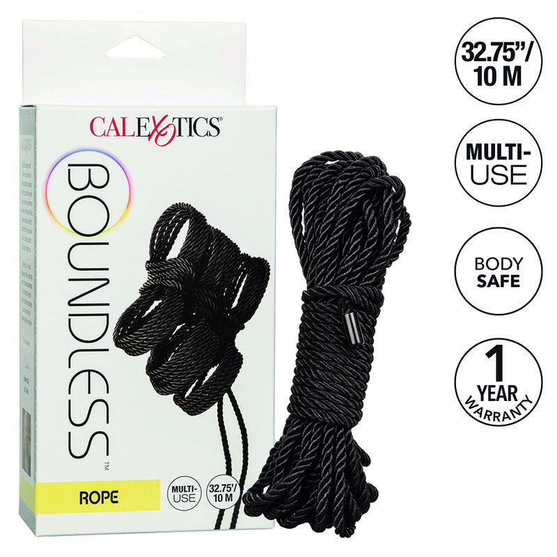 CALEXOTICS - BOUNDLESS SEIL 10M SCHWARZ – Erotik-Zubehör Bild 1