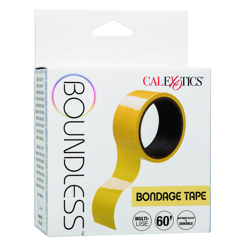 CALEXOTICS Boundless Bondage Tape Gelb – Wiederverwendbares BDSM-Tape für kreative Fesselspiele Bondage-Fessel diskret online kaufen