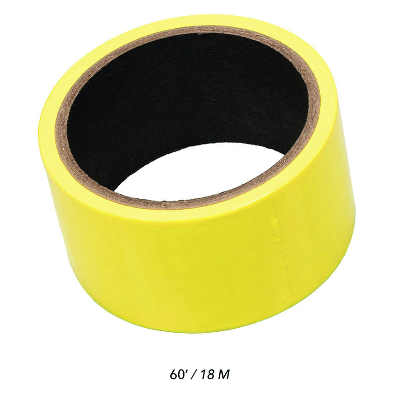 CALEXOTICS Boundless Bondage Tape Gelb – Wiederverwendbares BDSM-Tape für kreative Fesselspiele für sinnliche und diskrete Momente
