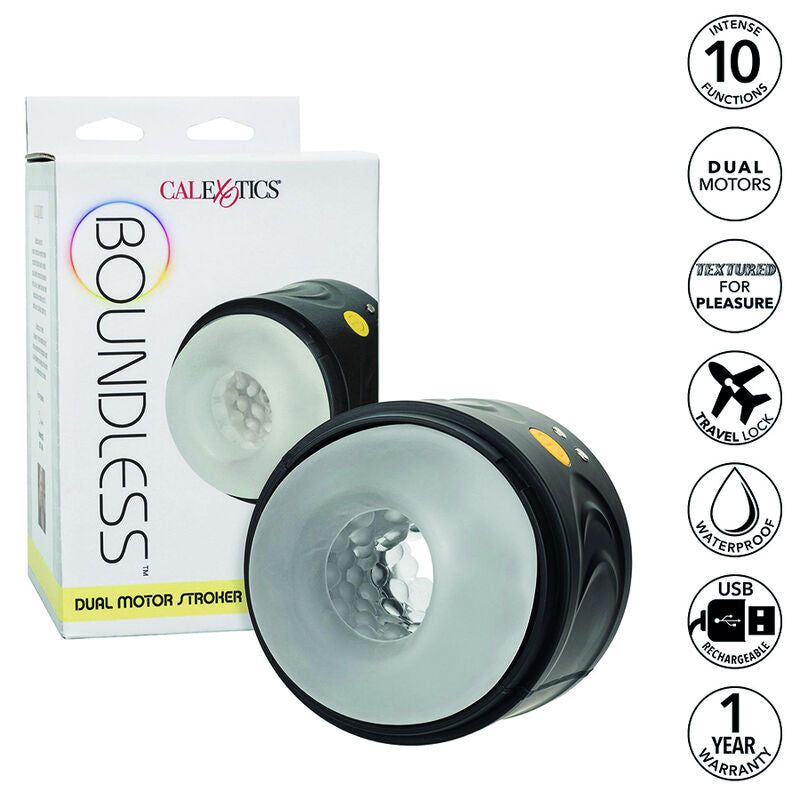 CALEXOTICS - BOUNDLESS DUAL-MOTOR-STROKER – Masturbator Bild 1