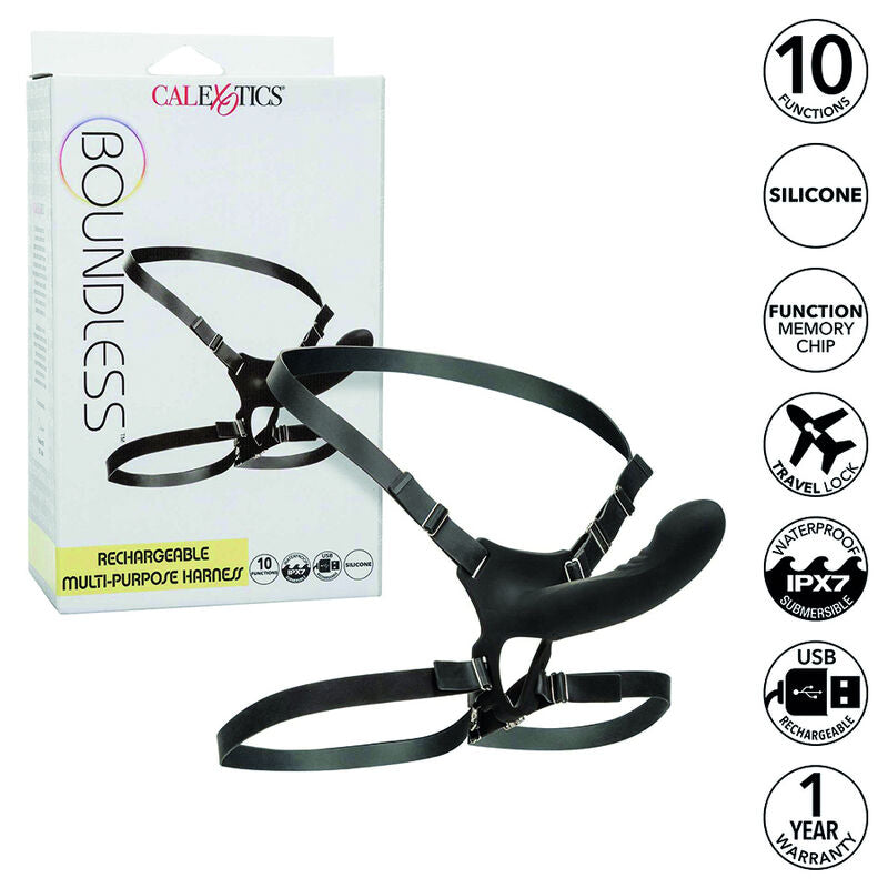 CALEXOTICS - BOUNDLESS WIEDERAUFLADBARER MULTIPORPUSE-ARNESS – Erotik-Zubehör Bild 3