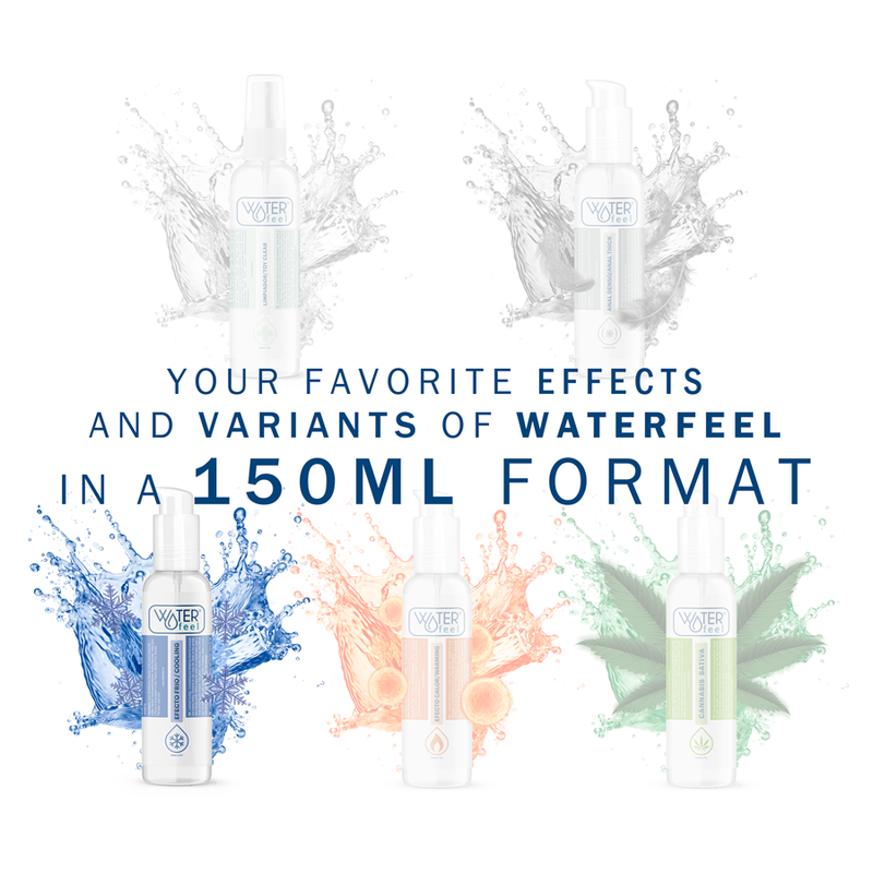 WATERFEEL - SCHMIERMITTEL MIT KALTEFFEKT 150 ML für geschmeidige intime Momente