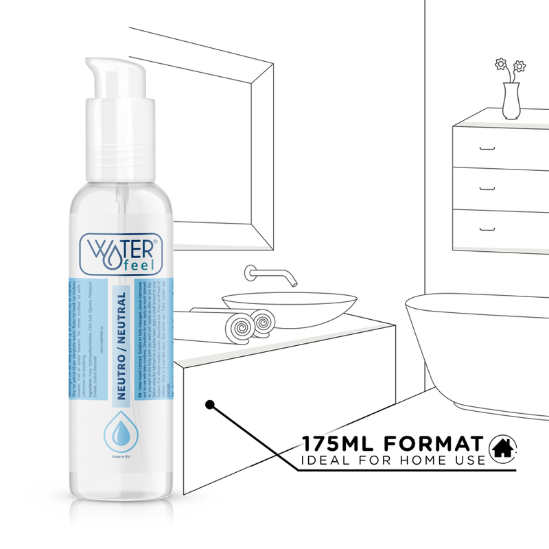 WATERFEEL - NATÜRLICHES SCHMIERMITTEL 175 ML für Komfort und sinnliche Anwendung