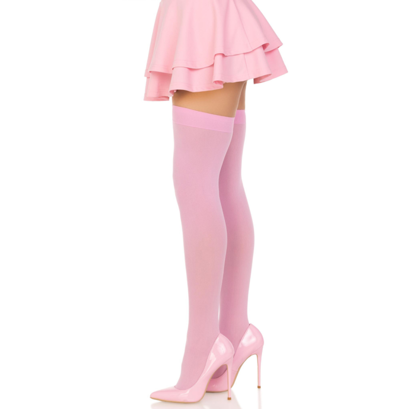 LEG AVENUE - NYLON-OBERTEILHÖHE ROSA – Erotik-Zubehör Bild 3