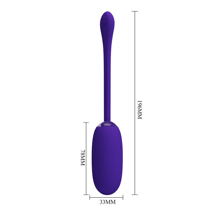 PRETTY LOVE - JULIUS WASSERDICHTES, WIEDERAUFLADBARES VIBRIERENDES EI LILA – Vibrator Bild 10