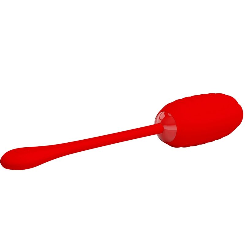 PRETTY LOVE - KIRK WIEDERAUFLADBARES VIBRATIONSEI ROT – Erotik-Zubehör Bild 8