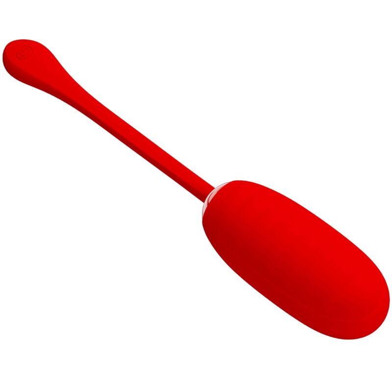 PRETTY LOVE - KIRK WIEDERAUFLADBARES VIBRATIONSEI ROT – Erotik-Zubehör Bild 3