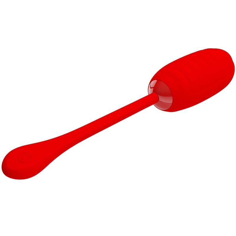 PRETTY LOVE - KIRK WIEDERAUFLADBARES VIBRATIONSEI ROT – Erotik-Zubehör Bild 6