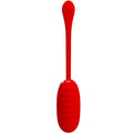 PRETTY LOVE - KIRK WIEDERAUFLADBARES VIBRATIONSEI ROT – Erotik-Zubehör Bild 1