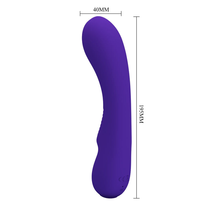 Pretty Love Prescott Vibrator – Wiederaufladbar, 12 Vibrationsmodi, wasserdicht, lila – Vibrator Bild 9