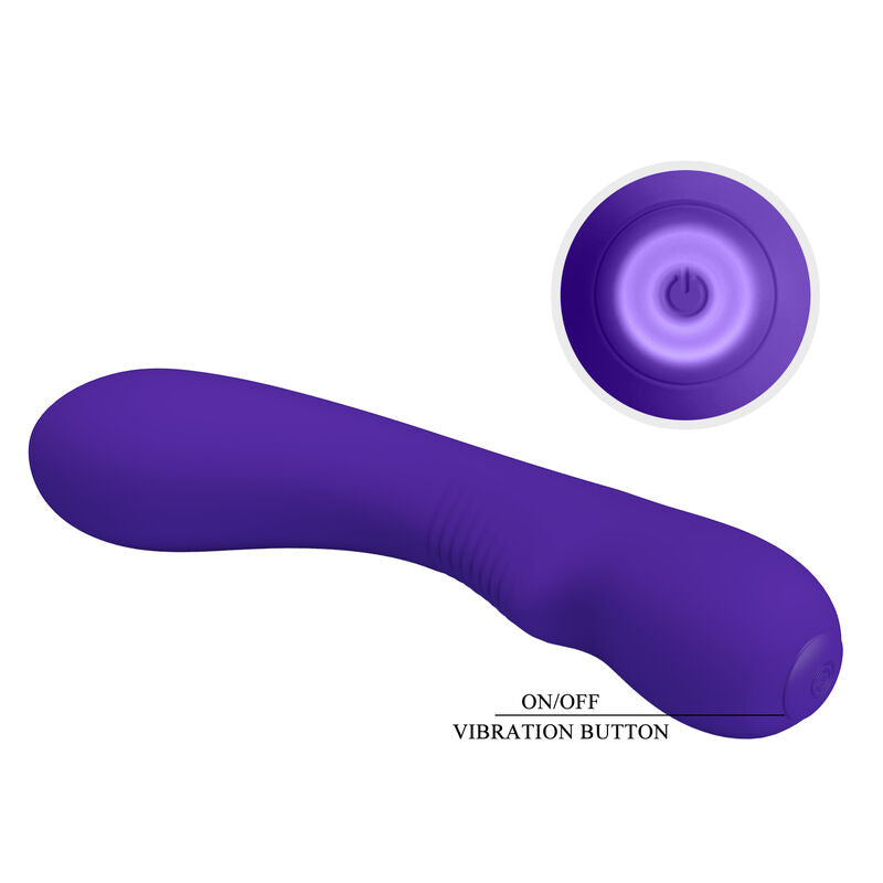 Pretty Love Prescott Vibrator – Wiederaufladbar, 12 Vibrationsmodi, wasserdicht, lila – Vibrator Bild 11