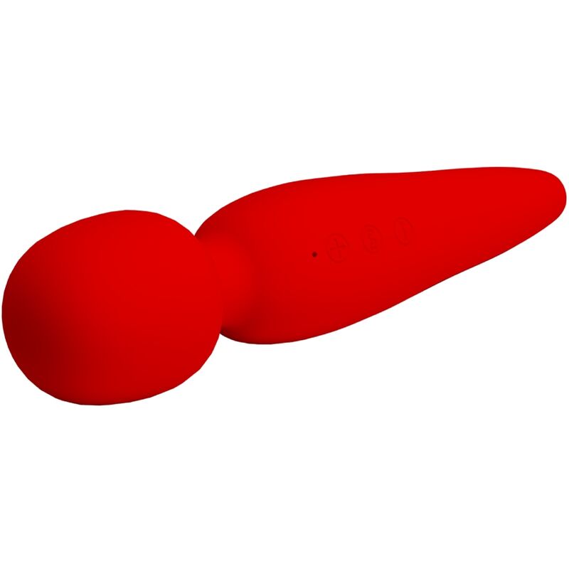 PRETTY LOVE Meredith Massager Rot – 12 Vibrationsmodi & USB Wiederaufladbar