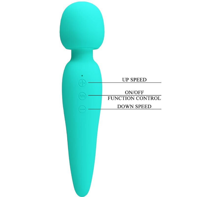 PRETTY LOVE Meredith Massager Aqua Grün – 12 Vibrationsmodi & USB Wiederaufladbar – Massager Vibrator Bild 13