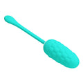 PRETTY LOVE - VIBRIERENDES EI MIT WIEDERAUFLADBARER MEERESTEXTUR IN AQUAGRÜN – Vibrator Bild 1