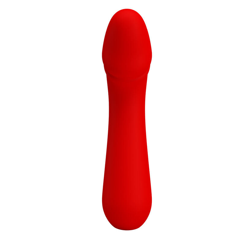 PRETTY LOVE - CETUS WIEDERAUFLADBARER VIBRATOR ROT – Vibrator Bild 1