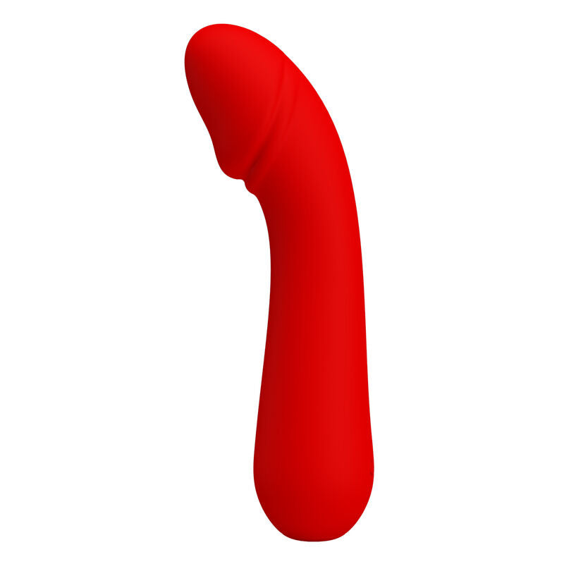 PRETTY LOVE - CETUS WIEDERAUFLADBARER VIBRATOR ROT – Vibrator Bild 3