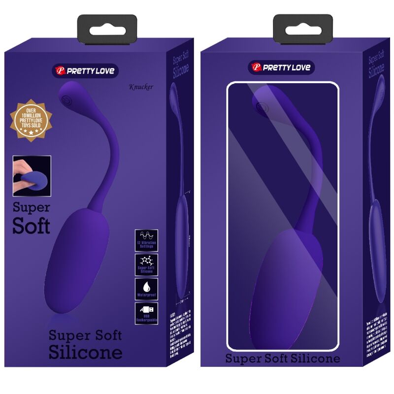 PRETTY LOVE - KNUCKER PURPLE WIEDERAUFLADBARES VIBRATIONS-EI – Erotik-Zubehör Bild 12