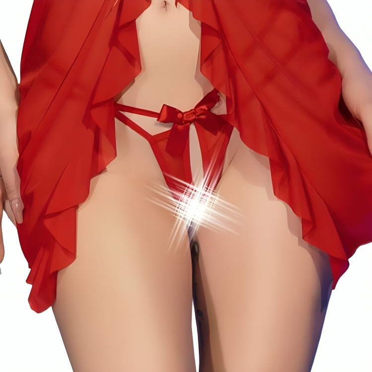 CHILIROSE - CR 4696 BABYDOLL & TANGA, SCHWARZ, S/M Detailansicht bei Secret Pulse